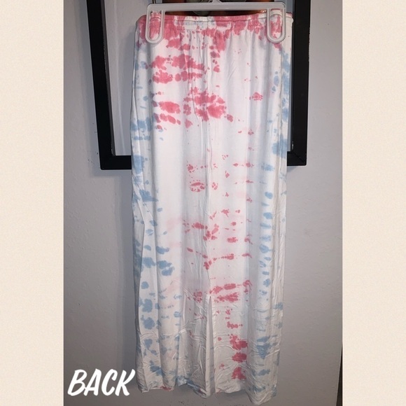 COTTON Candy Tie Dye Maxi Skirt - Picture 7 of 13